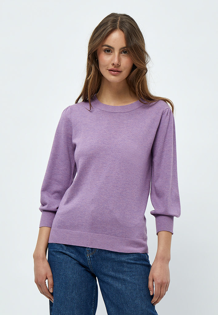 Minus MSMersin Strik Pullover Pullover 823M Violet Melange