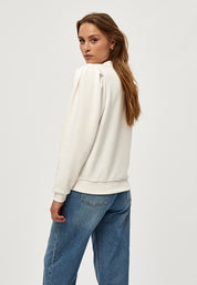 Minus MSMika Langærmet Sweatshirt Pullover 220 Broken White