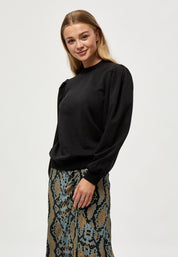 Minus MSMika Langærmet Sweatshirt Pullover Sort