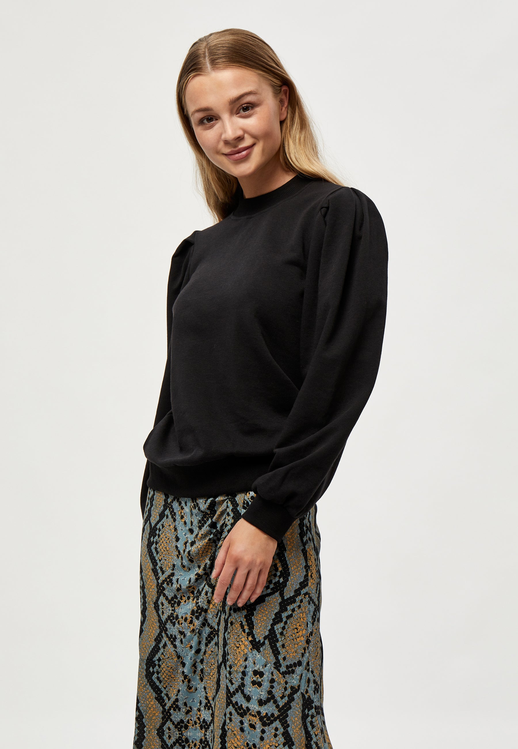 Minus MSMika Langærmet Sweatshirt Pullover Sort