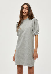 Minus Mika Sweatkjole Kjoler 112M Light Grey Melange