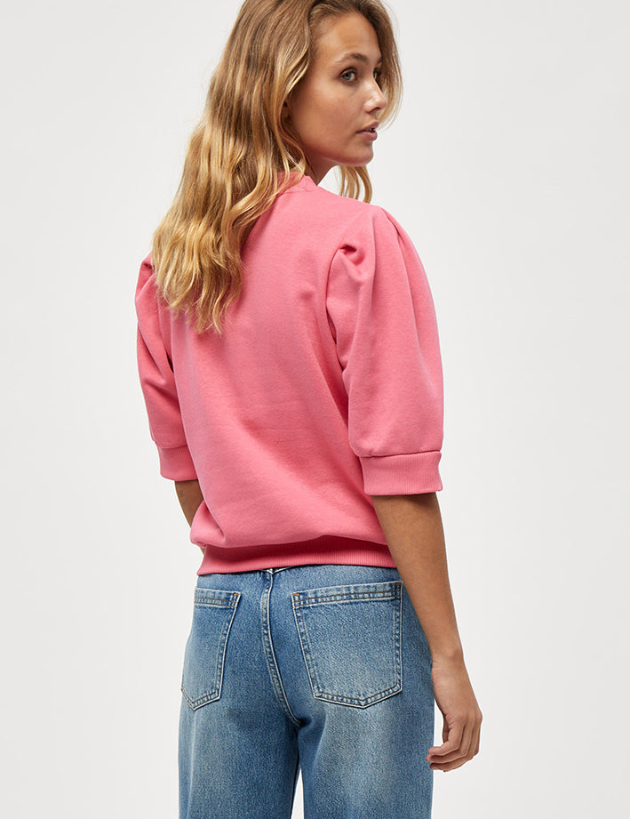 Minus Mika Sweatshirt Sweatshirts 6028 Pink Flamingo