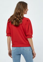 Minus Mika Sweatshirt Sweatshirts 6030 Lava Red