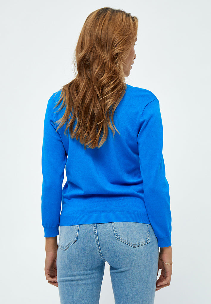 Minus MSMilla Strik Pullover Pullover 1202 Ocean Blue