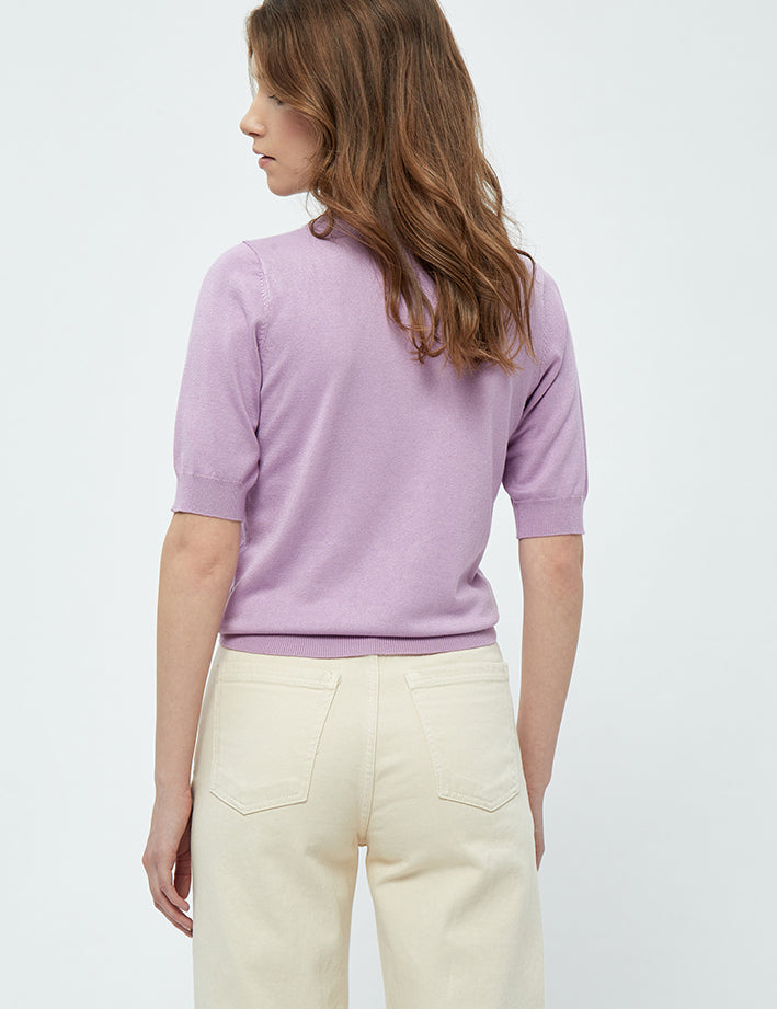 Minus MSMilla Strik T-Shirt T-Shirt 7030 Lupine Purple