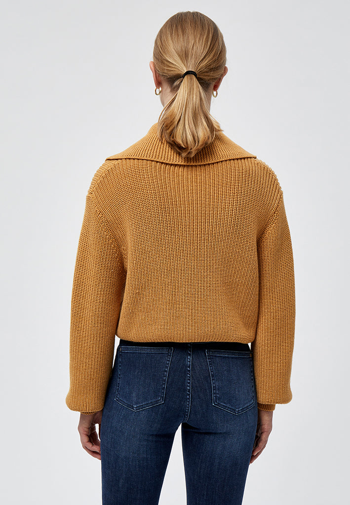 Minus Milu strik pullover Pullover 254M Mineral Yellow Melange
