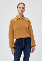 Minus Milu strik pullover Pullover 254M Mineral Yellow Melange