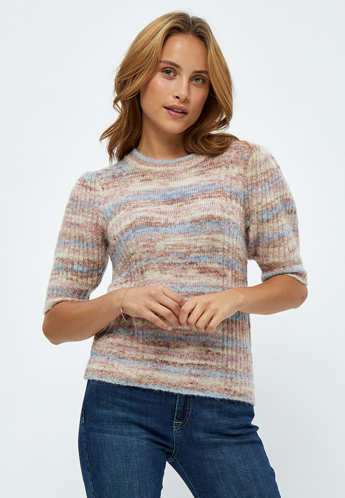 Minus Miriam Strik T-Shirt T-Shirt 1048S Ice Blue Stripe