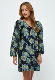 Minus Mistia Kjole Kjoler 1202P Ocean Blue Print