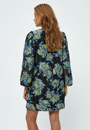 Minus Mistia Kjole Kjoler 1202P Ocean Blue Print