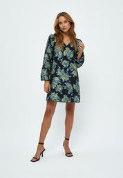 Minus Mistia Kjole Kjoler 1202P Ocean Blue Print