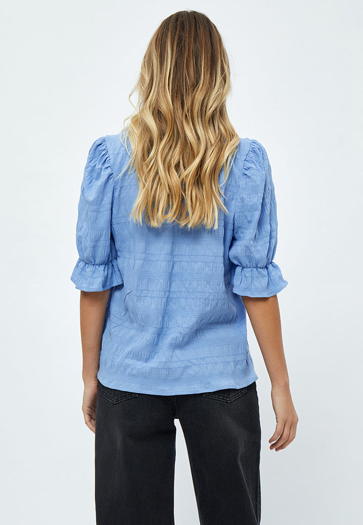 Minus New Birgitta Bluse Bluser 1048 Ice Blue