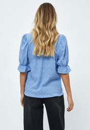 Minus New Birgitta Bluse Bluser 1048 Ice Blue