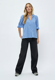 Minus New Birgitta Bluse Bluser 1048 Ice Blue