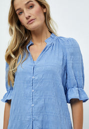 Minus New Birgitta Bluse Bluser 1048 Ice Blue