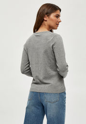 Minus MSNew Laura Cardigan Cardigans 112M Light Grey Melange