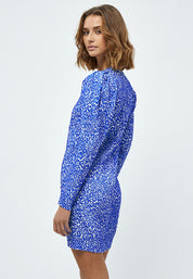 Minus Retia Kjole Kjoler 9471 Royal blue leo