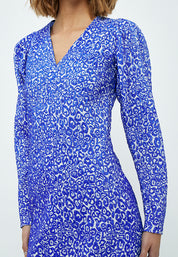 Minus Retia Kjole Kjoler 9471 Royal blue leo
