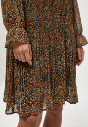 Minus Rikka Gia v-hals kjole Kjoler 9174P Flower Field Print