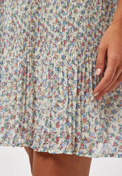 Minus Rikka kort nederdel Nederdele 9409P Frosted Mint Flower Print