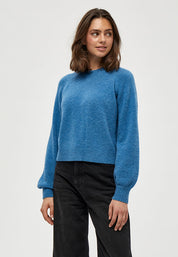 Minus Rosia strik pullover Pullover 5007 Palace Blue