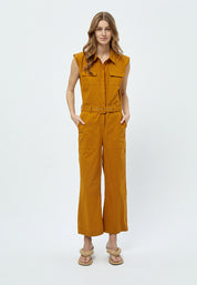 Minus Shelba Linen Jumpsuit Buksedragter 5440 Sun Baked Brown