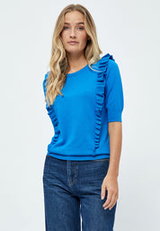 Minus Vesia Strik T-Shirt T-Shirt 1202 Ocean Blue
