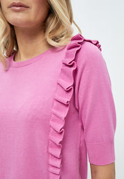 Minus Vesia Strik T-Shirt T-Shirt 7211 Super Pink